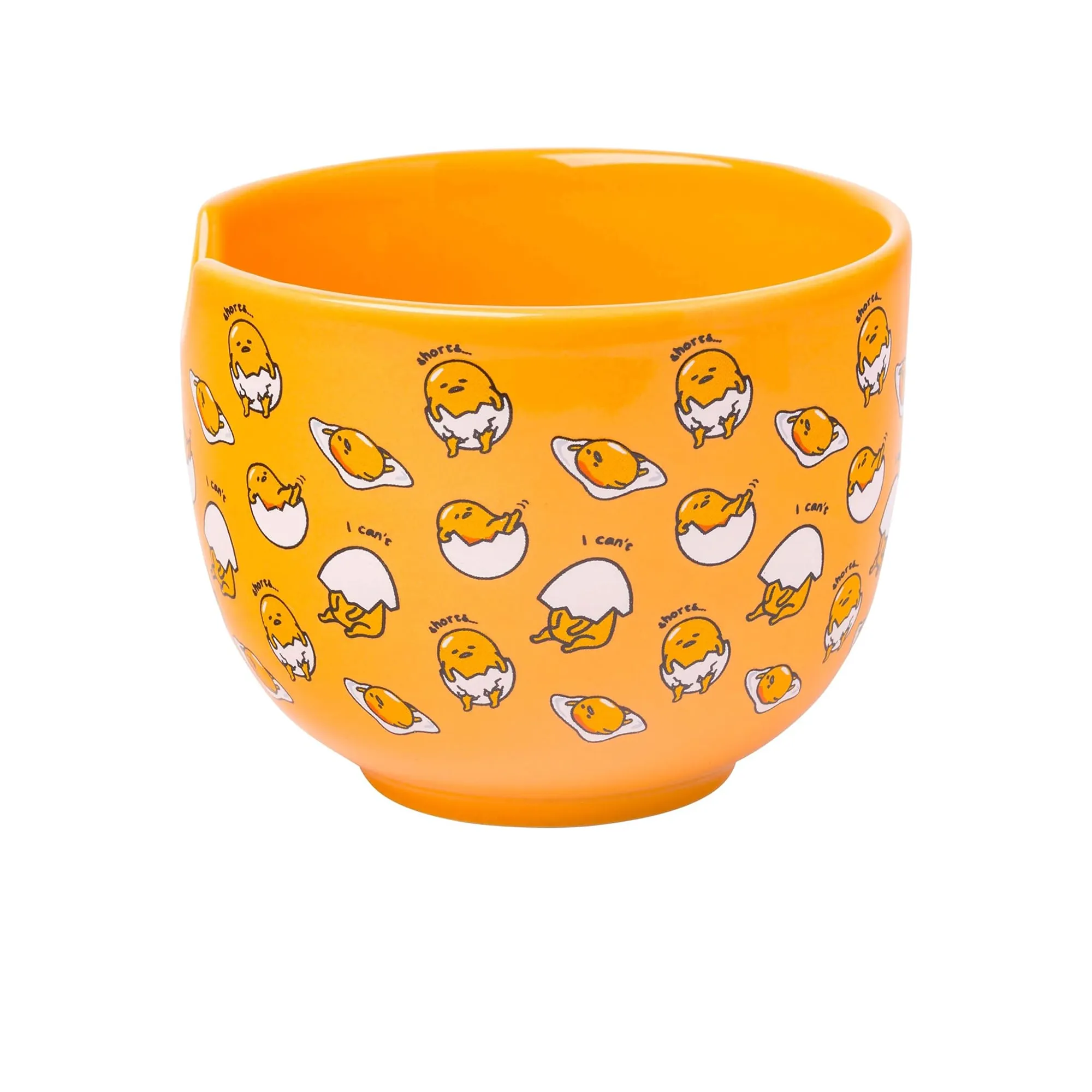 Gudetama Ceramic Ramen Bowl and Chopstick Set (Lazy Egg)