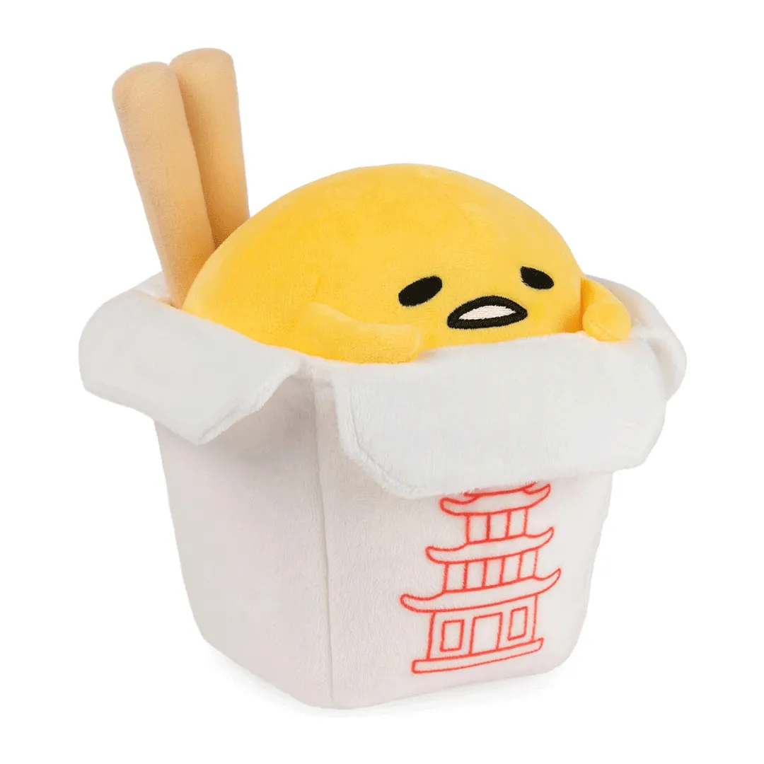 GUND Sanrio Gudetama Takeout Container 9.5" Plush Toy