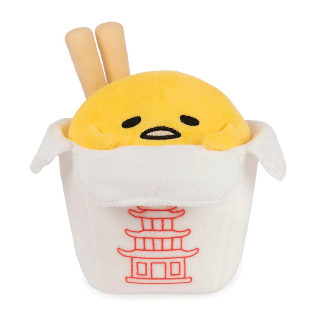 GUND Sanrio Gudetama Takeout Container 9.5" Plush Toy