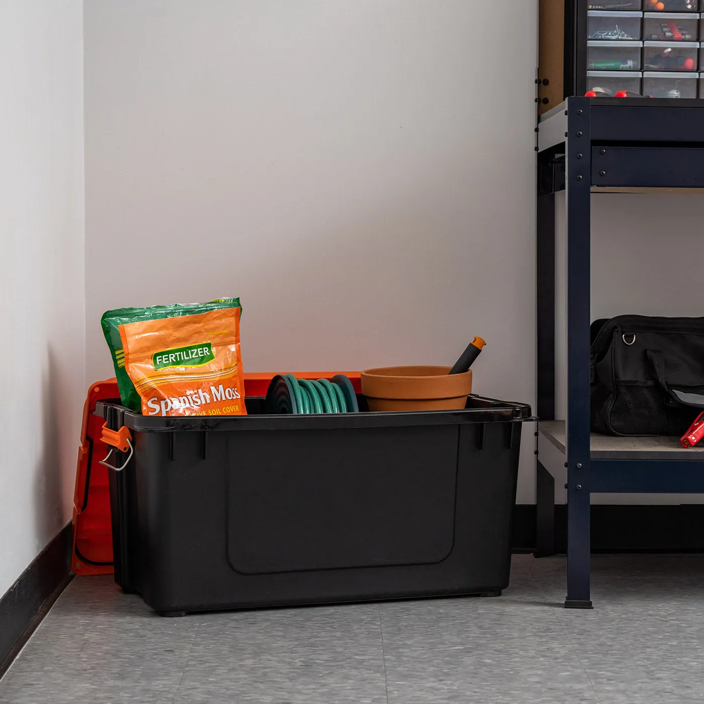 Heavy-Duty Plastic Storage Bins