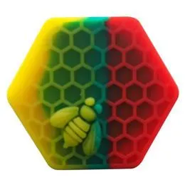 Honeycomb Hex Silicone Dab Containers