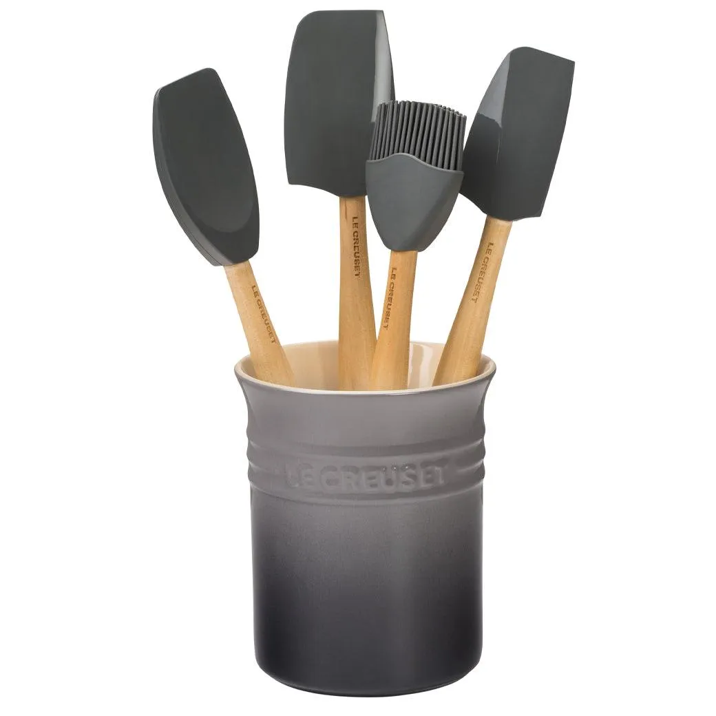 Le Creuset Craft Series 5-Piece Utensil Set with Crock