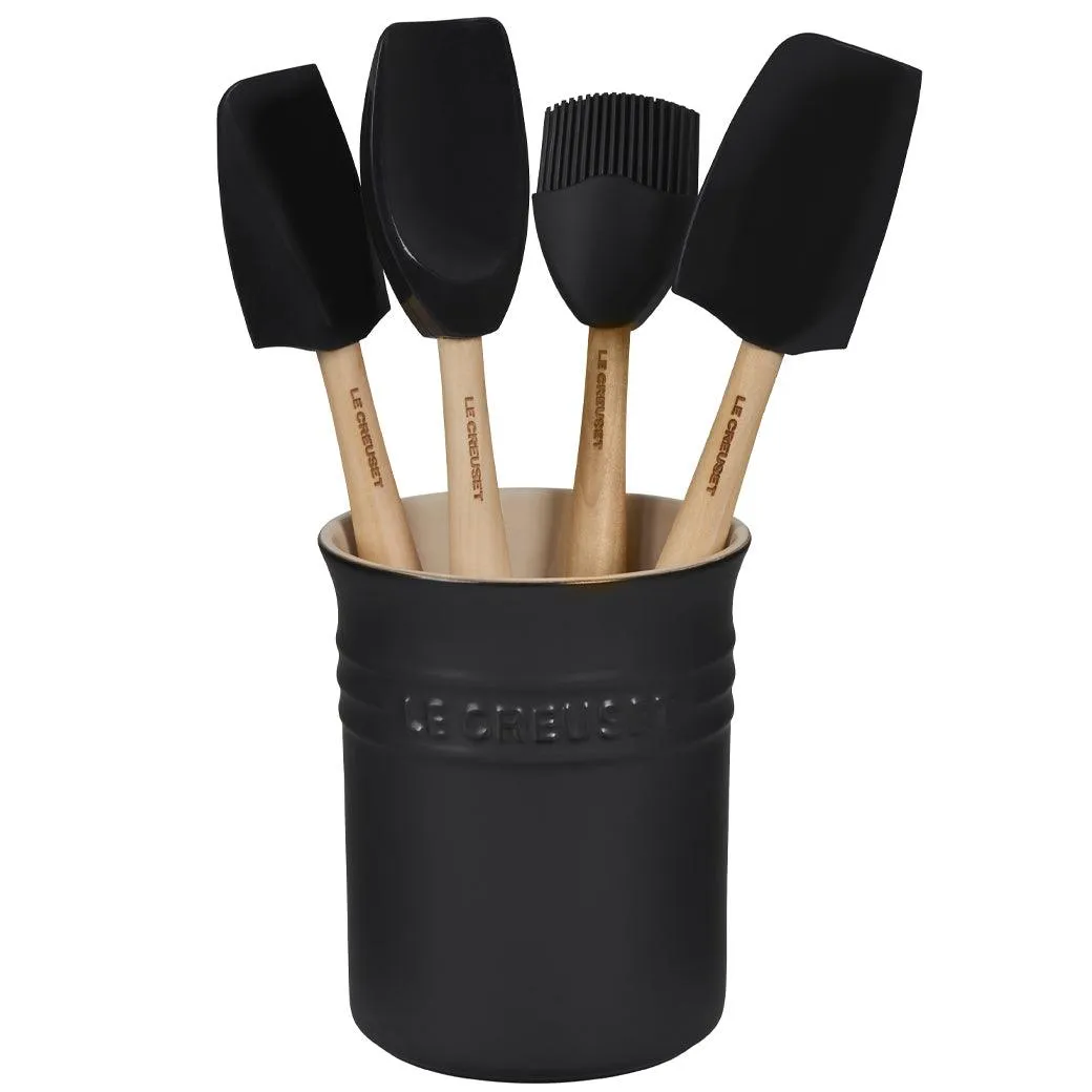 Le Creuset Craft Series 5-Piece Utensil Set with Crock