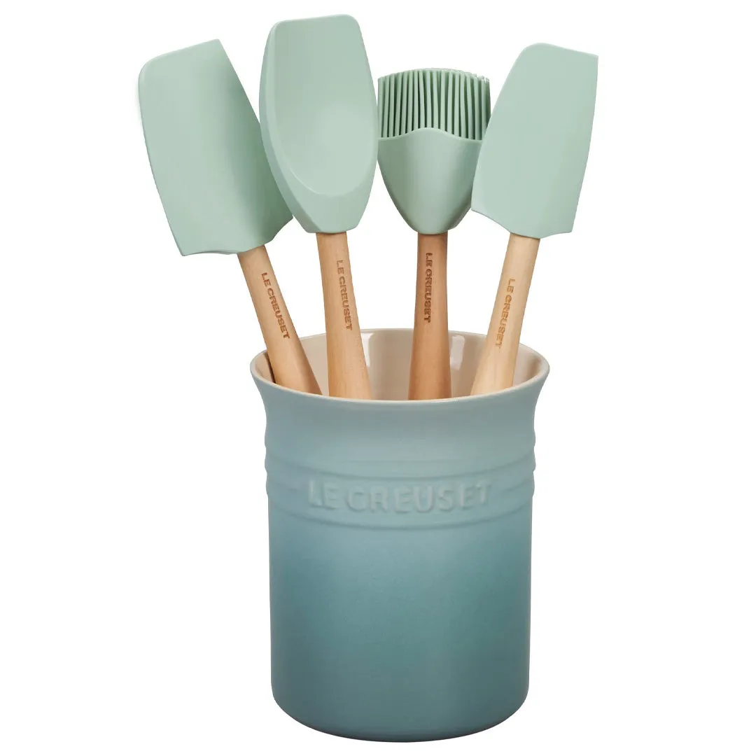 Le Creuset Craft Series 5-Piece Utensil Set with Crock