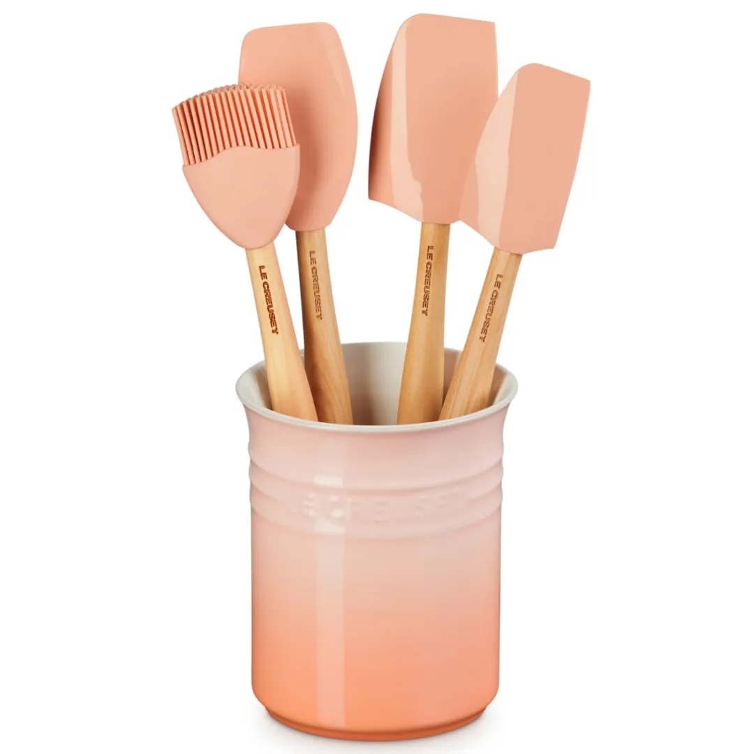 Le Creuset Craft Series 5-Piece Utensil Set with Crock