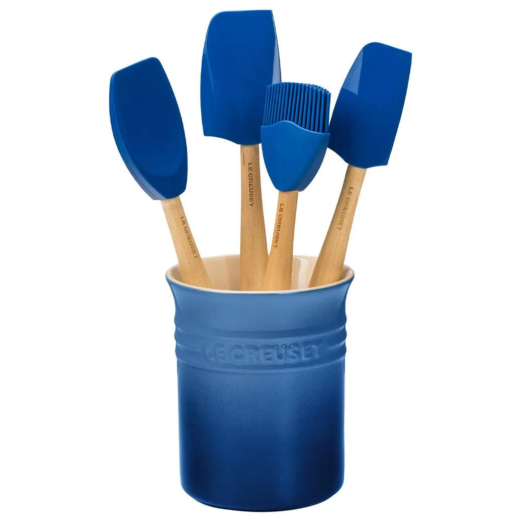 Le Creuset Craft Series 5-Piece Utensil Set with Crock