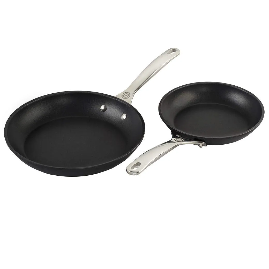 Le Creuset Toughened Nonstick PRO 2 Piece Set (8″ & 10″ Fry Pan)