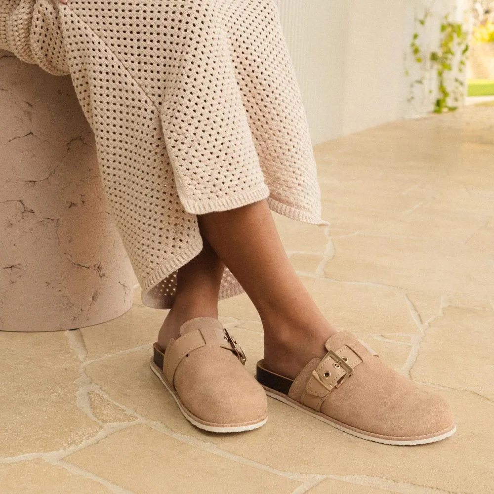 Margot Sand Suede