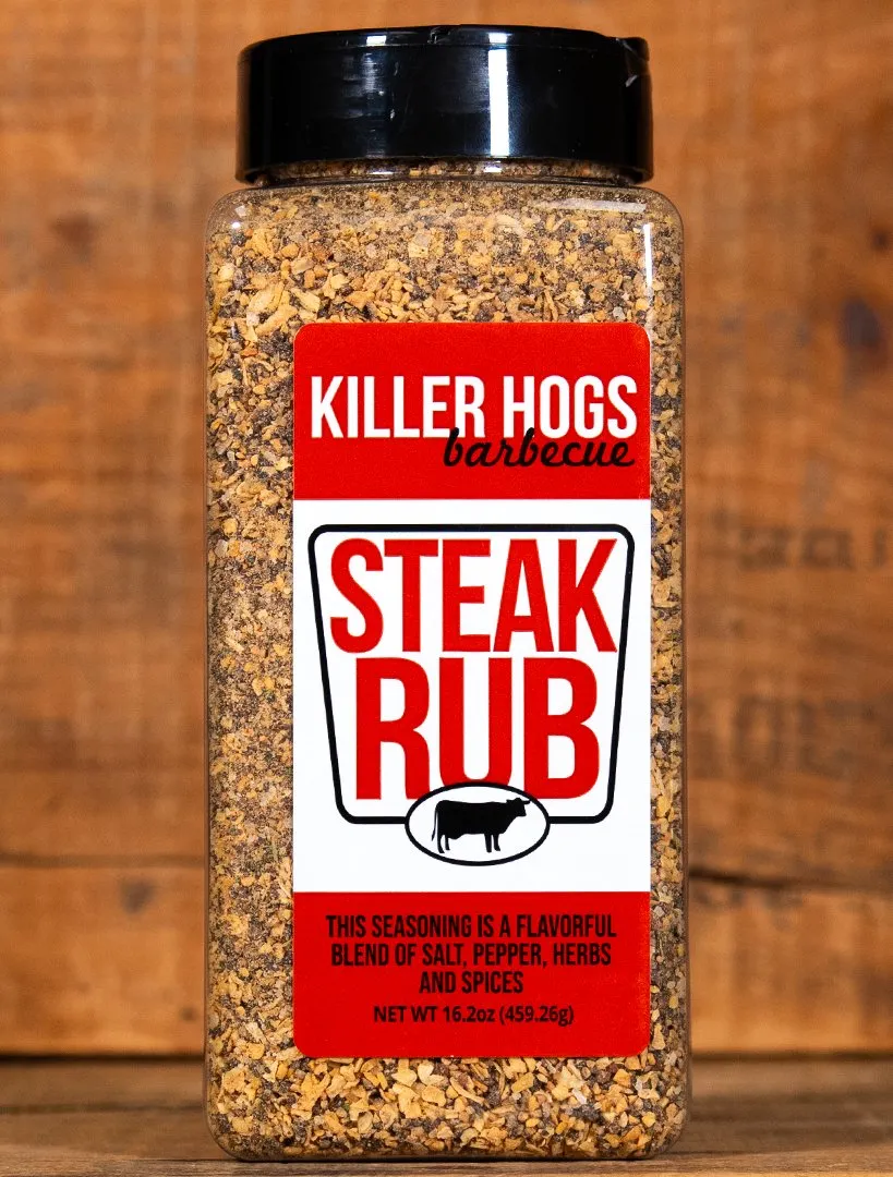 *NEW SIZE* Killer Hogs Steak Rub 28oz Shaker