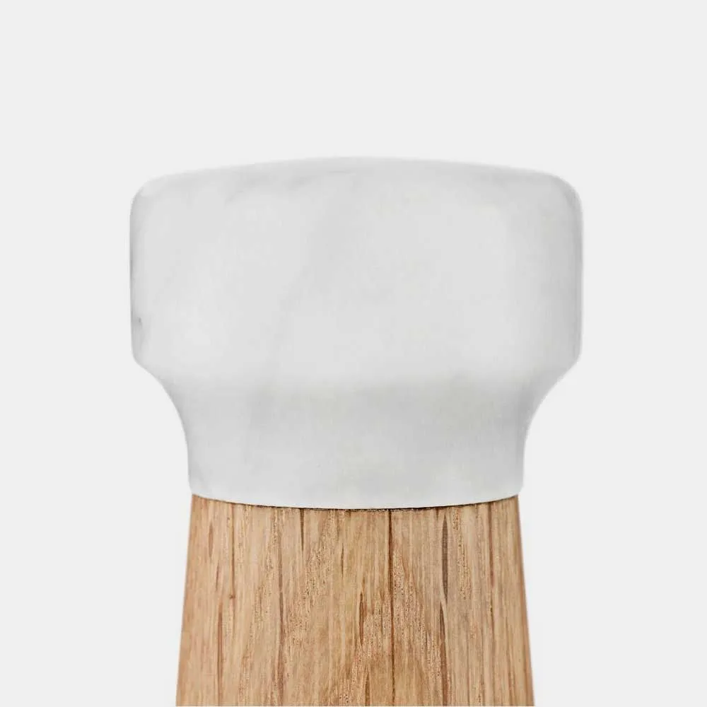 Normann Copenhagen Craft Salt Mill – Small – Oak/White