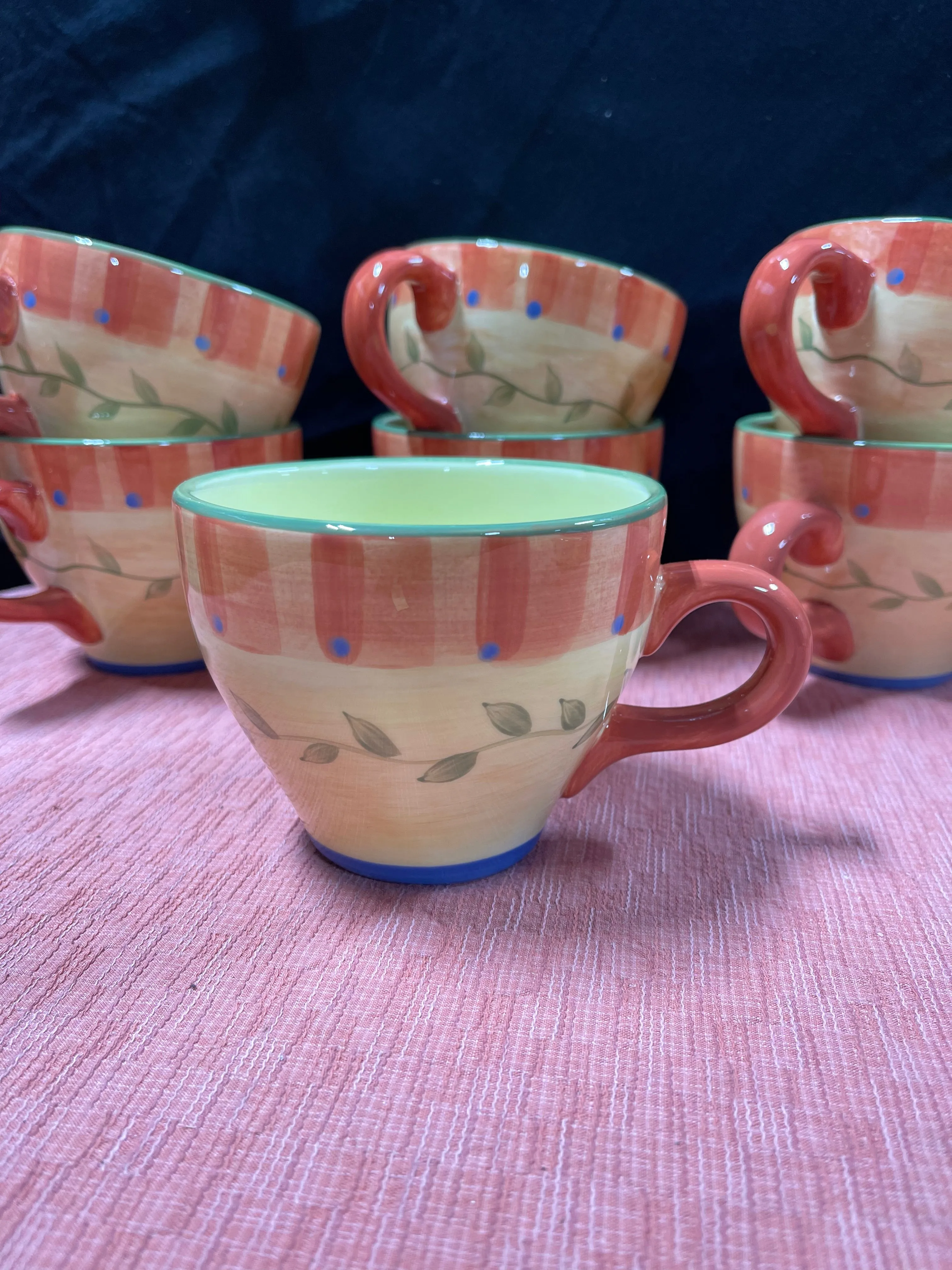 Pfaltzgraff Napoli Set of 7 Oversized Mugs