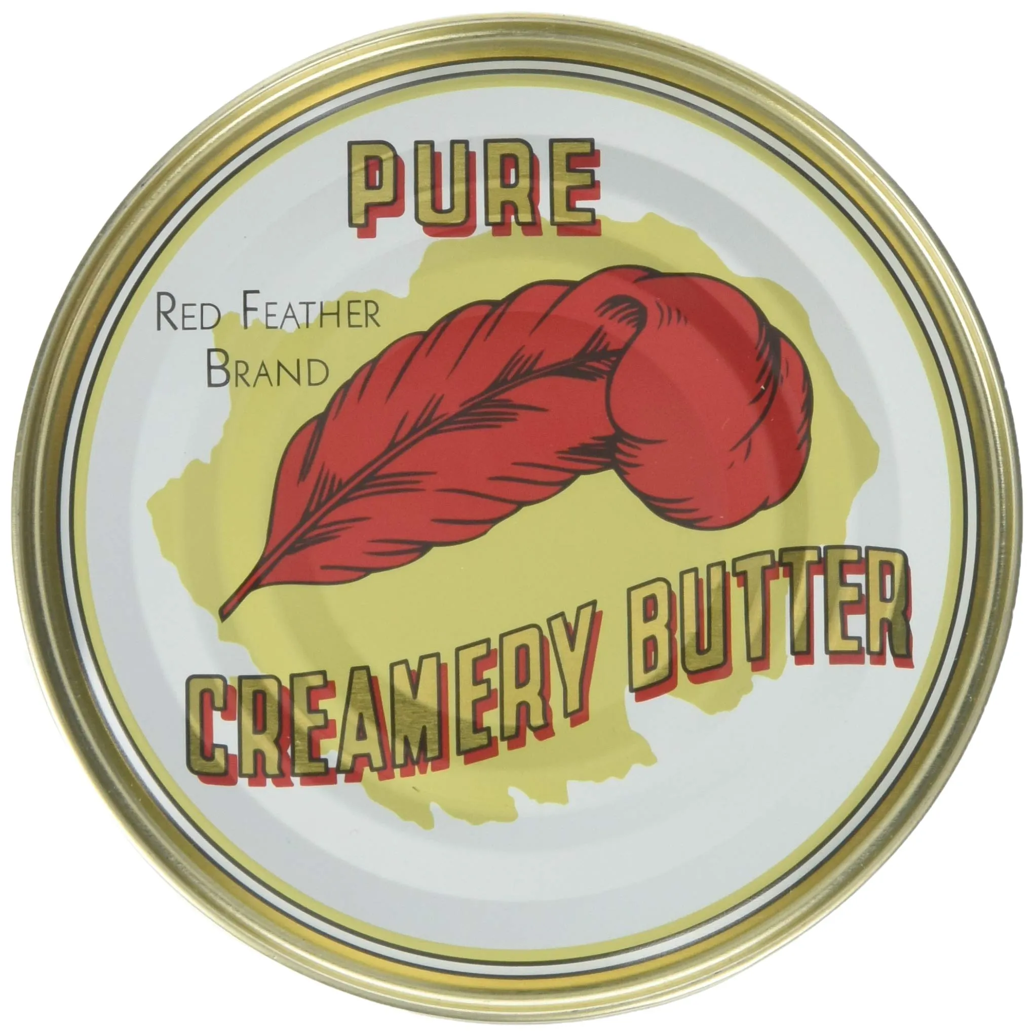 Red Feather Brand - Pure Creamy Butter 12 oz Can - 6 Pack