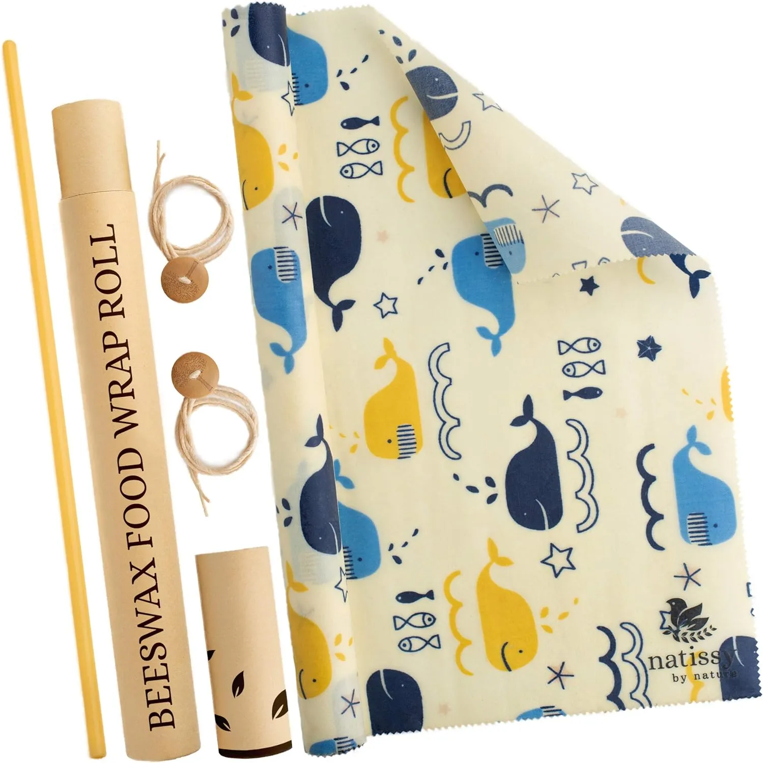 Reusable Beeswax Wraps for Food, Organic Wax Wraps for Food Reusable