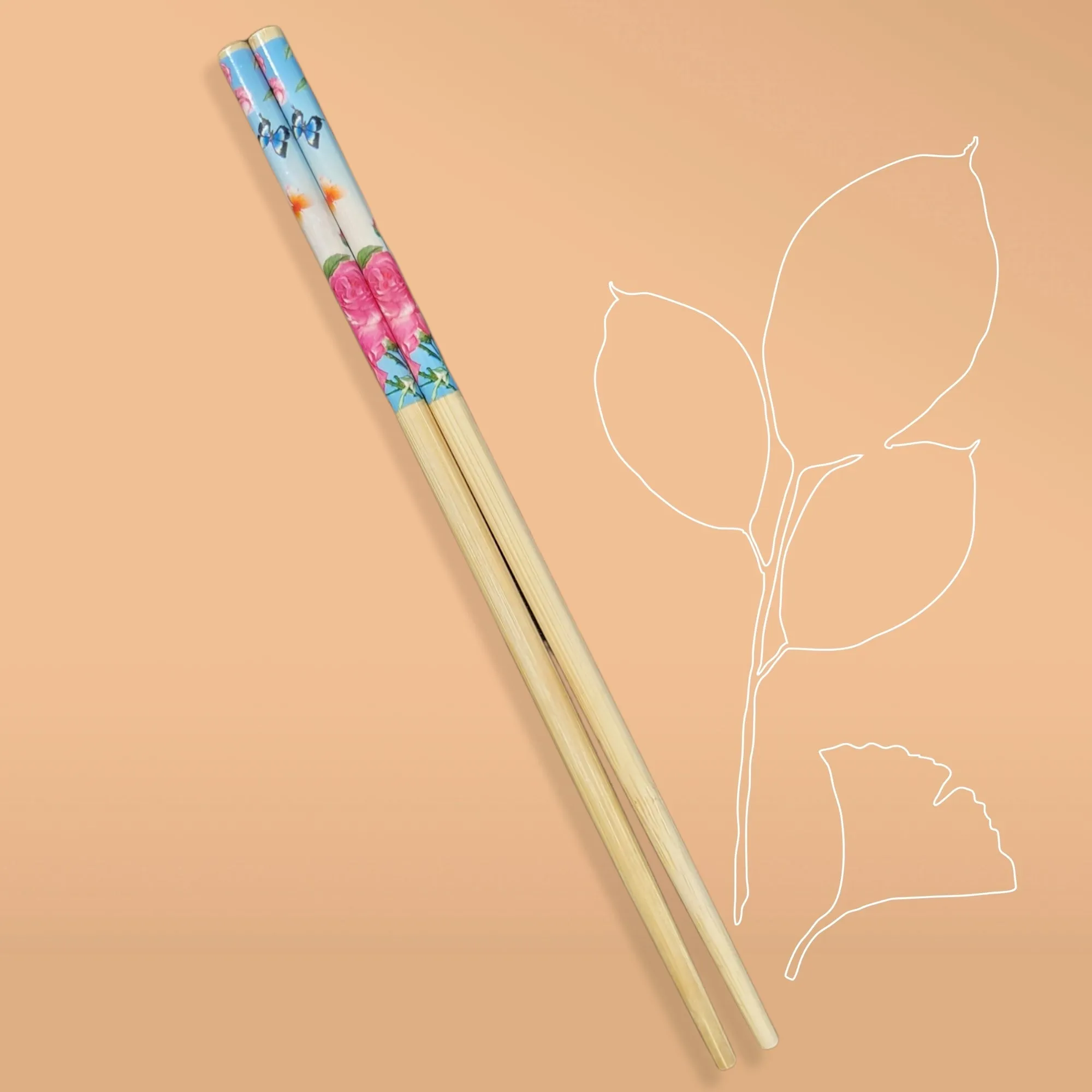 Reusable Wooden Bamboo Chopsticks