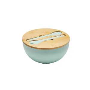 Saltwater RPET Eco-Friendly Salad Bowl Set with Utensils