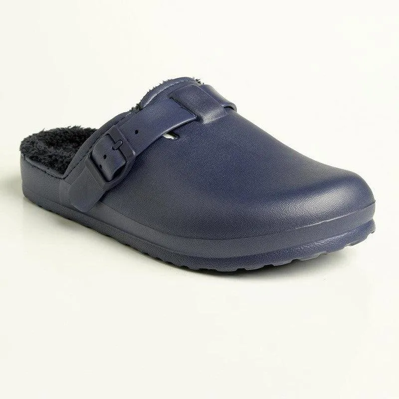 Soft Style by Hush Puppy Desi Fur Slip On - Navy