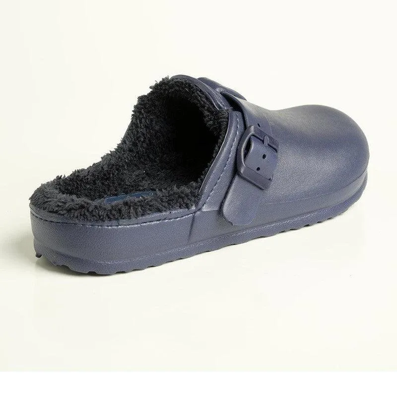 Soft Style by Hush Puppy Desi Fur Slip On - Navy