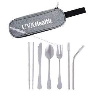 Stainless Steel Cutlery Set with Pouch