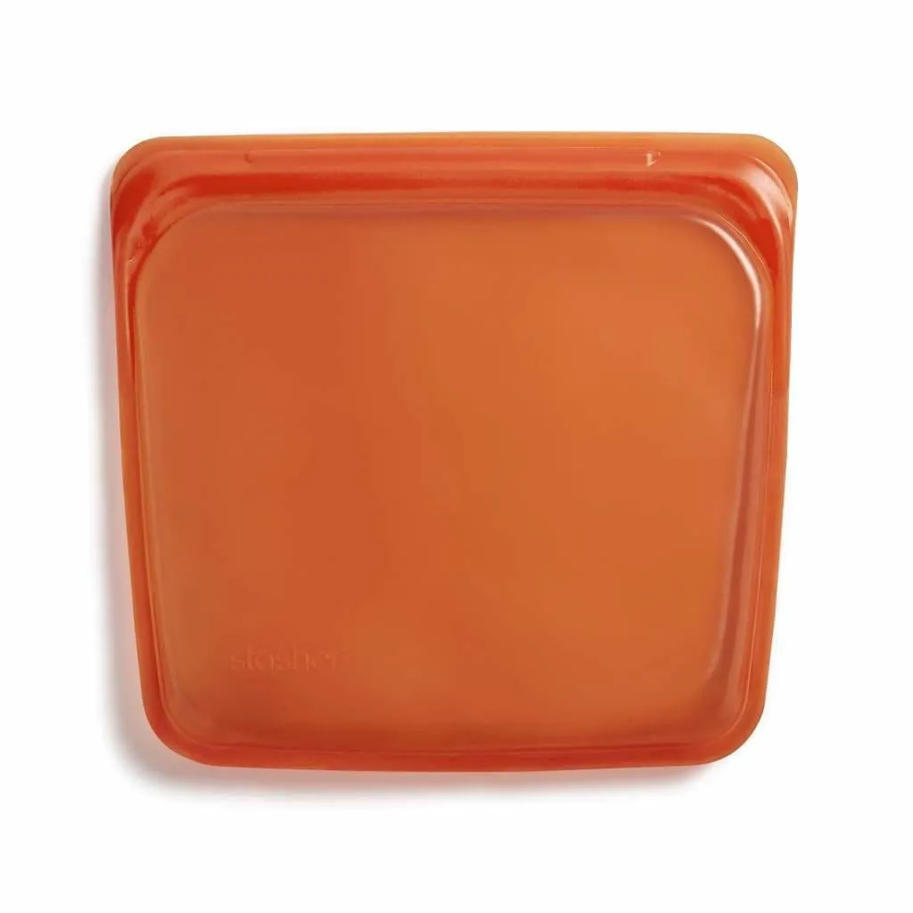 Stasher Reusable Silicone Sandwich Bag (Medium) - Citrus