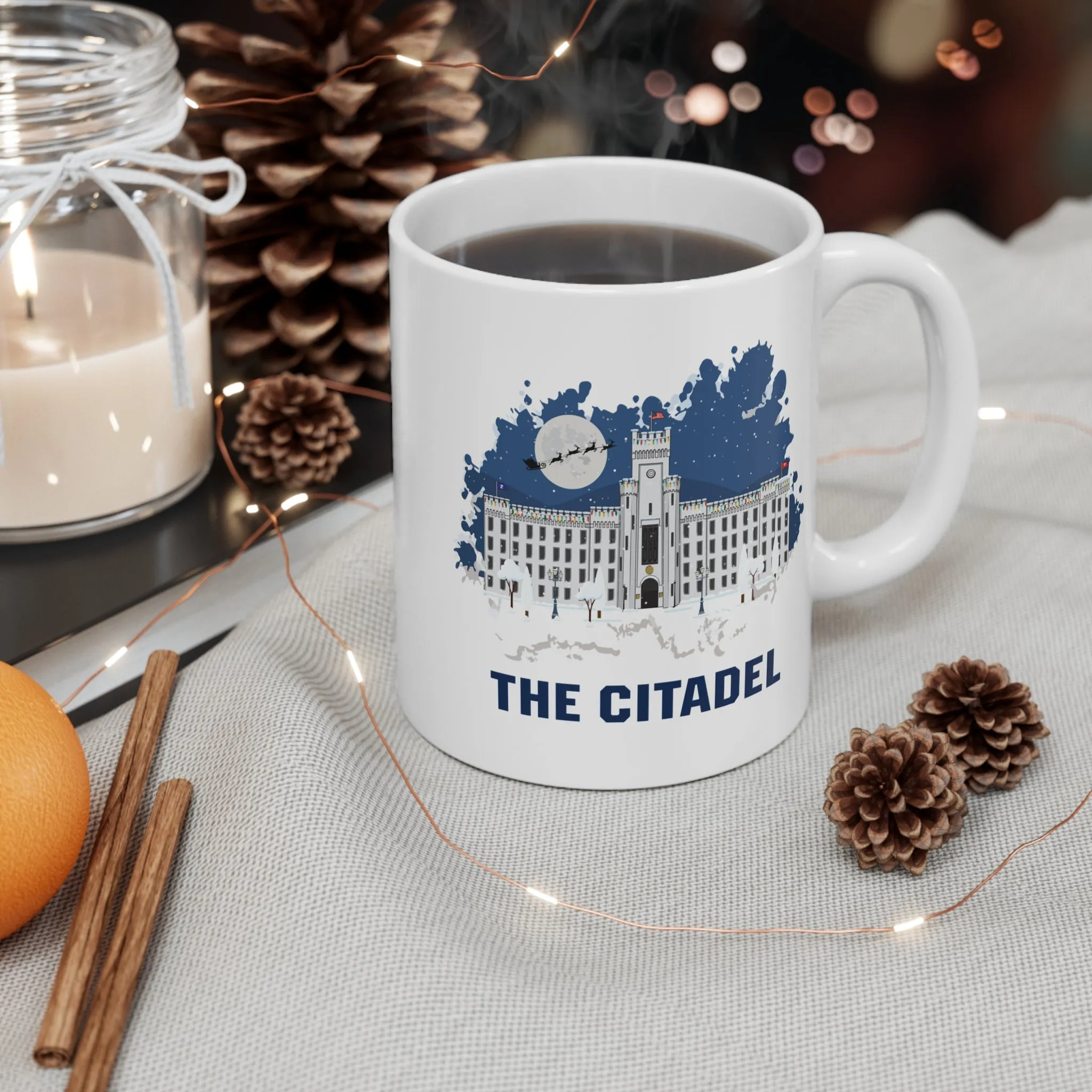 The Citadel, Holiday Padgett Thomas Barracks, Mug 11oz