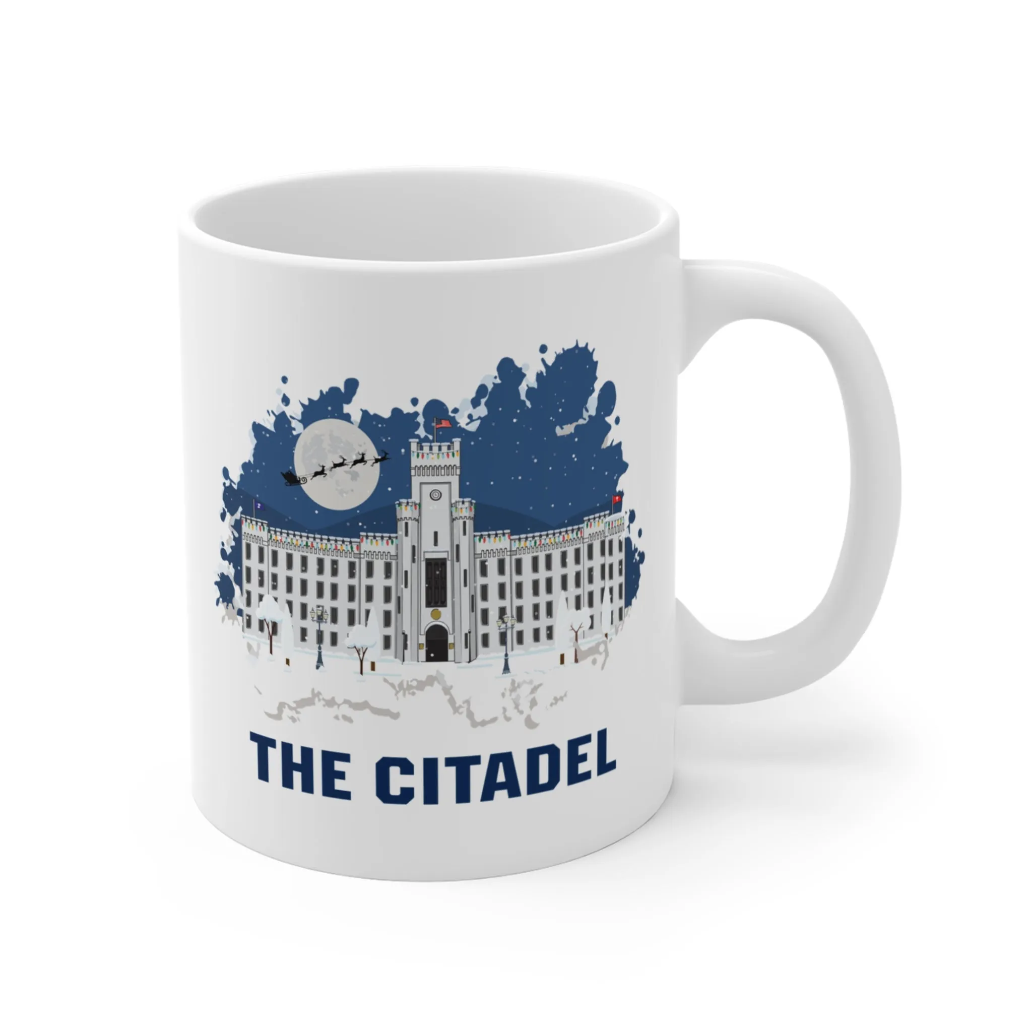 The Citadel, Holiday Padgett Thomas Barracks, Mug 11oz