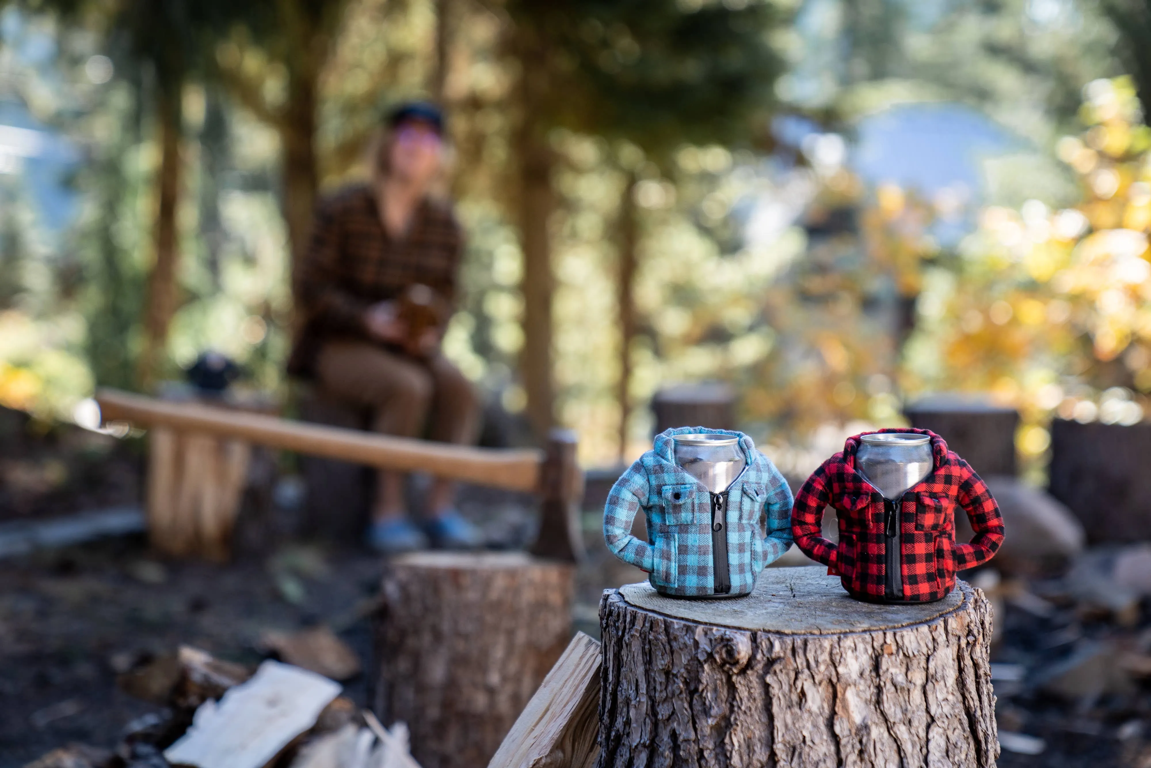 The Lumberjack Drink Koozie  | Fun Gift for Dad