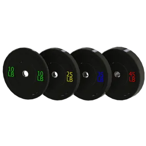 THROWDOWN FIT BUMPER PLATE 35 LBS - BLACK