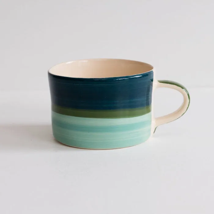 Tri-Colour Ceramic Mug