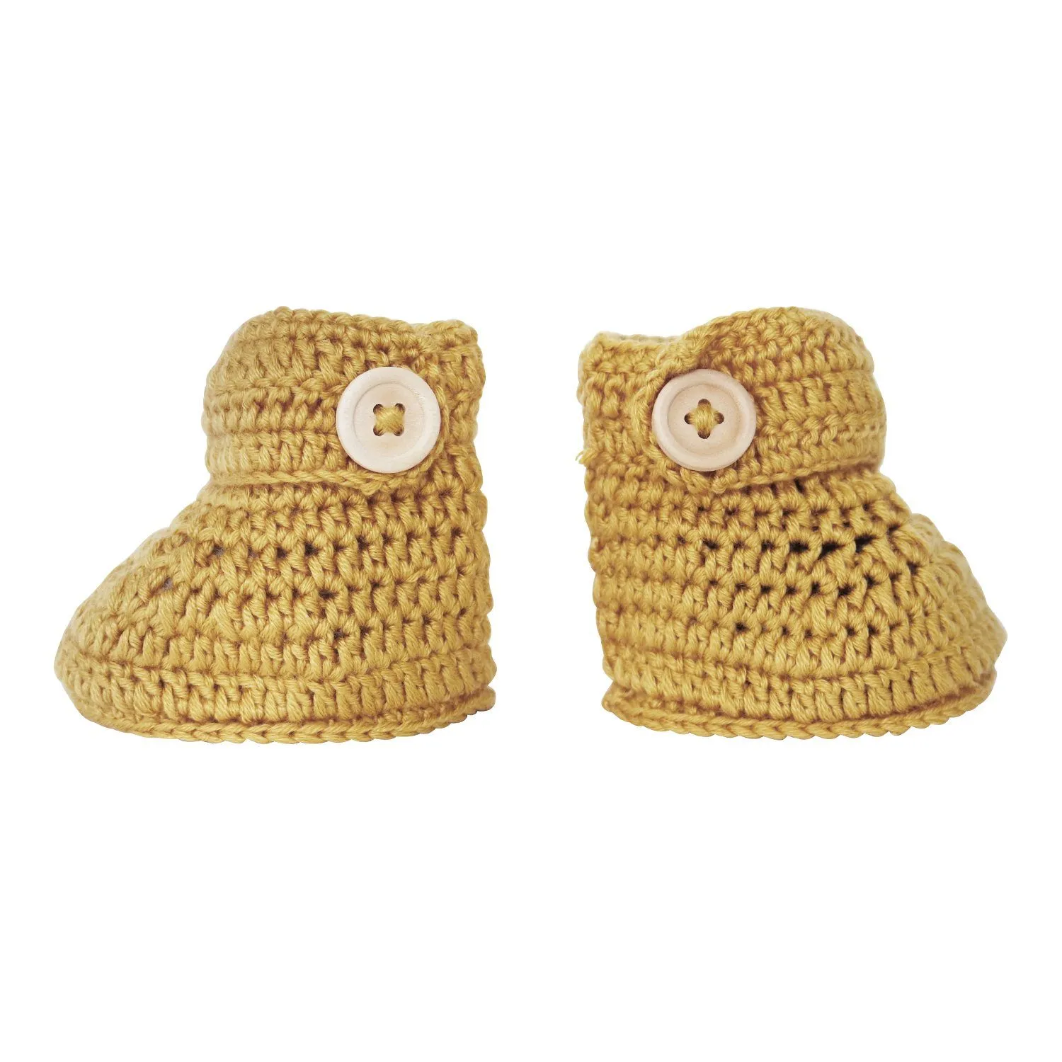 Turmeric | Crochet Bonnet & Bootie Set