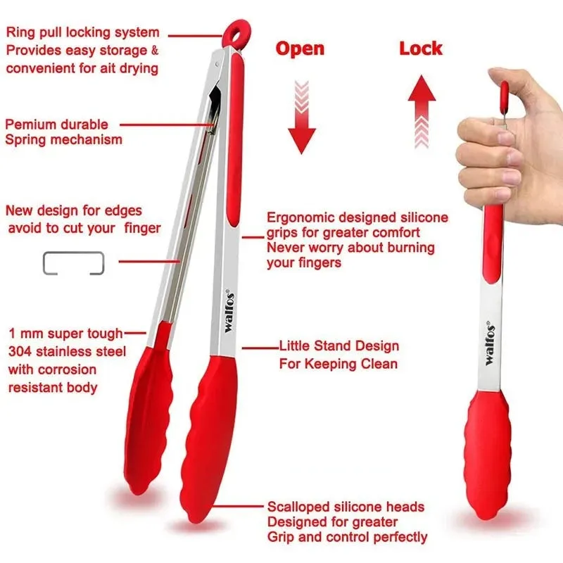 Utensil Cooking Clamping Tong-Kitchenware