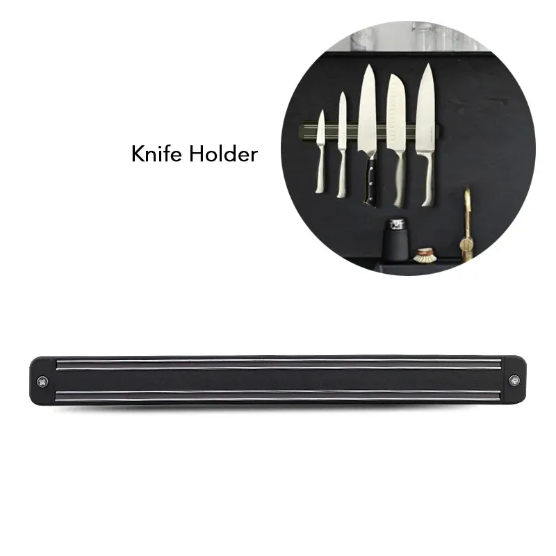 Utensil Knife Magnetic Wall Mount Holder 12 & 19 inch