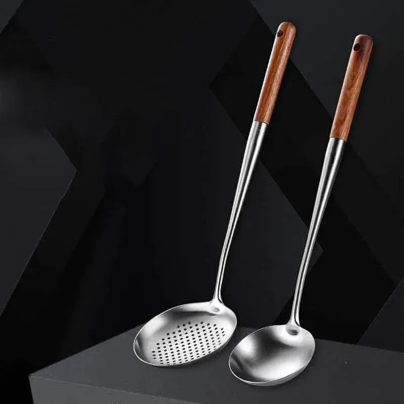 Utensils Lange Steel Cooking Spatulas Equpment Kitchenware