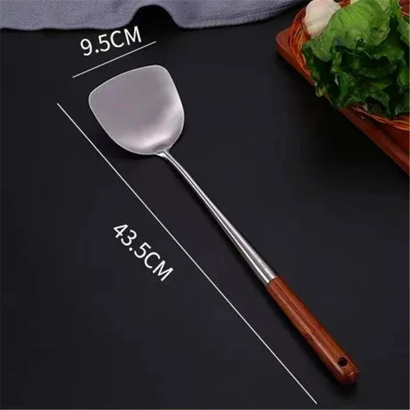 Utensils Lange Steel Cooking Spatulas Equpment Kitchenware