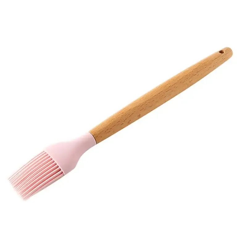 Utensils Wooden Handle Non-stick Silicone Cookware