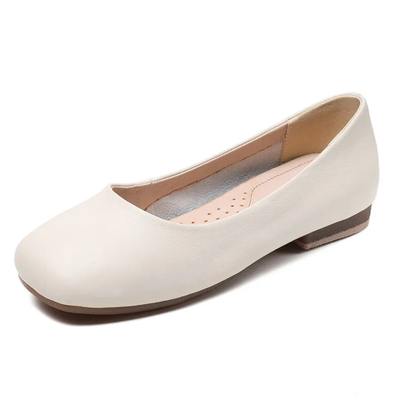 Women Minimalist Casual Soft Leather Flats