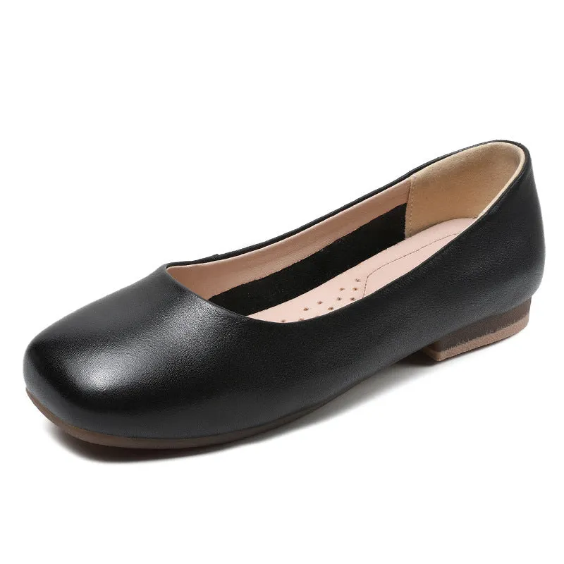 Women Minimalist Casual Soft Leather Flats