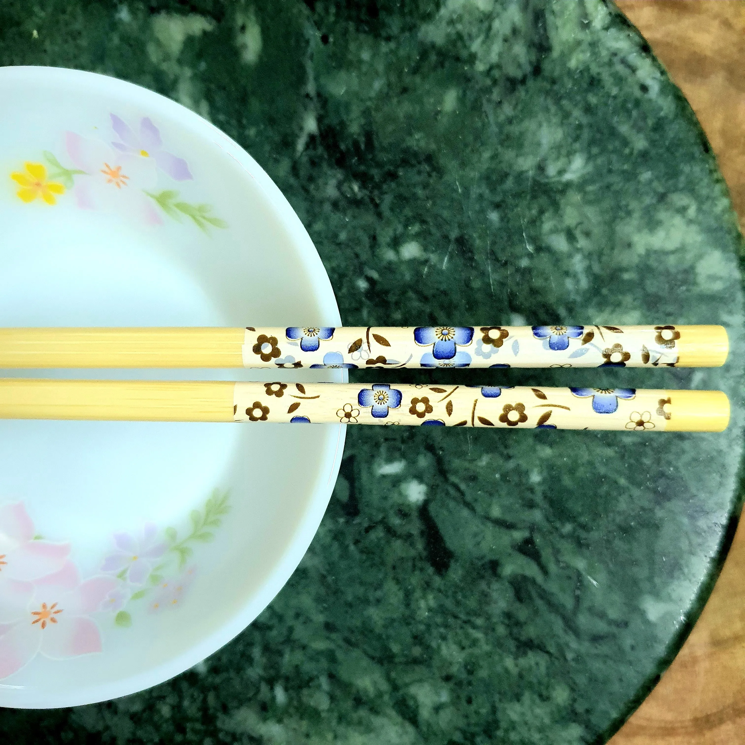 Wooden Bamboo Chopsticks - White