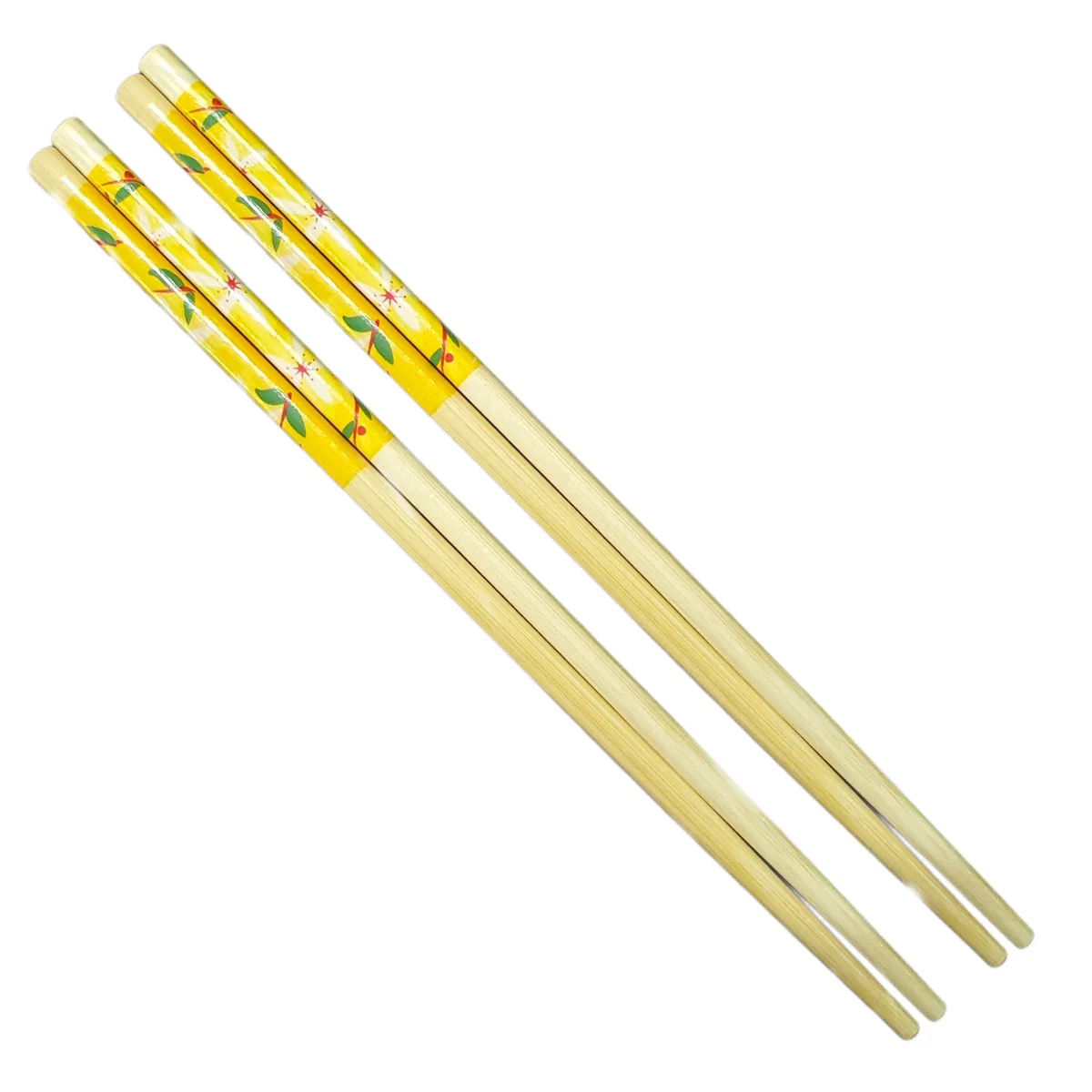 Wooden Bamboo Chopsticks - Yellow