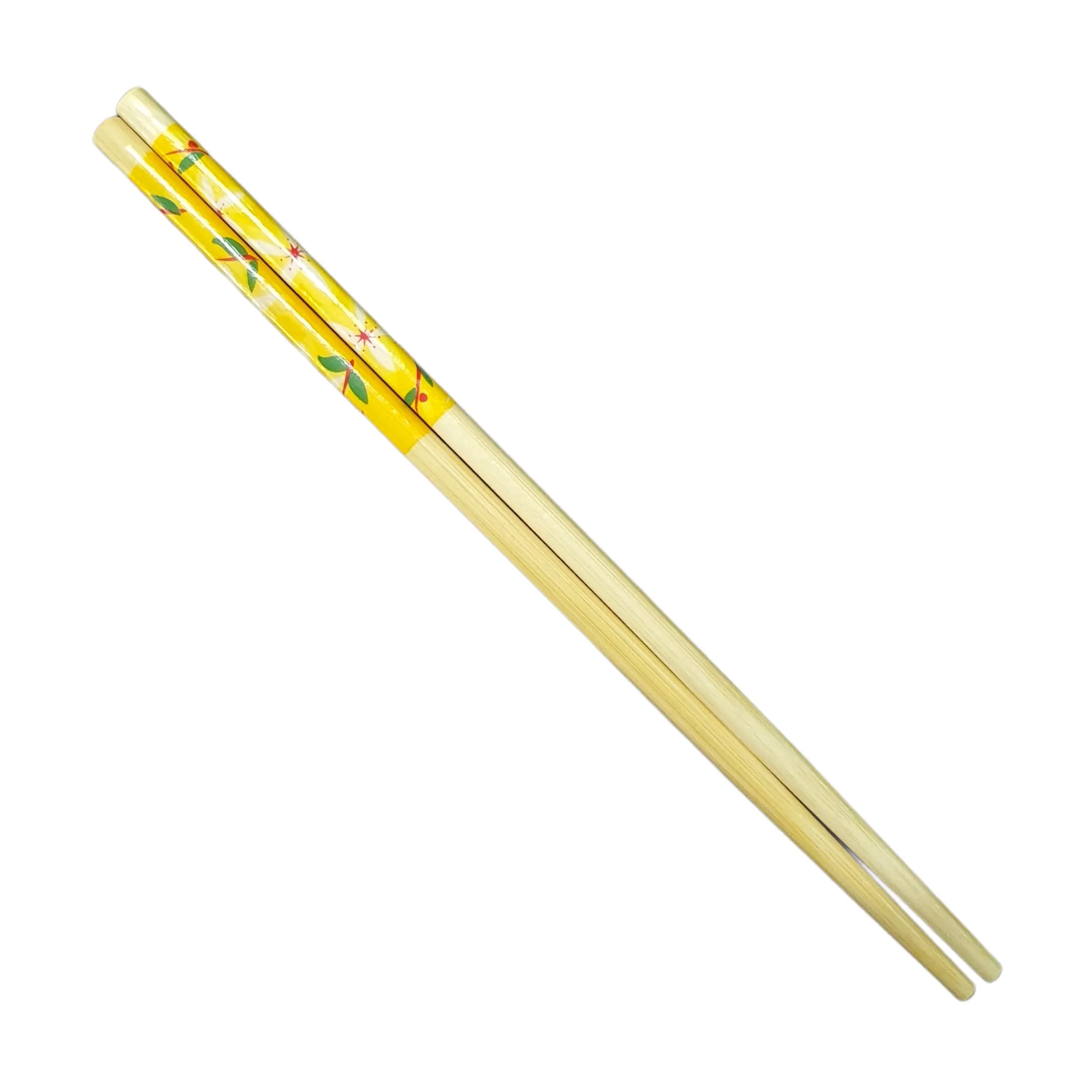 Wooden Bamboo Chopsticks - Yellow